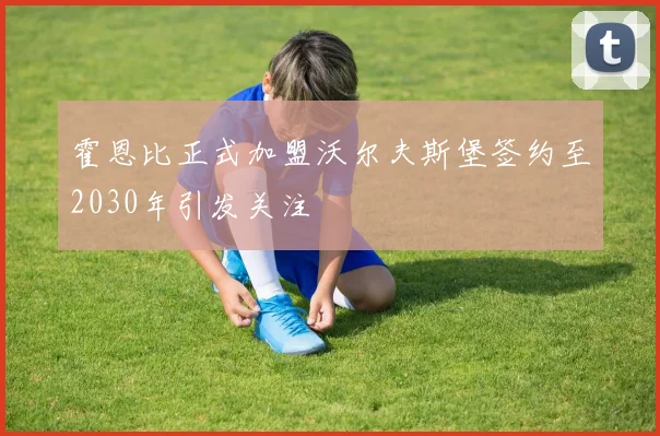 霍恩比正式加盟沃尔夫斯堡签约至2030年引发关注