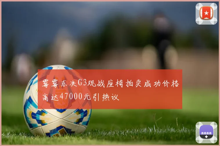霉霉东决G3观战座椅拍卖成功价格高达47000元引热议